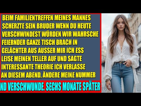 Bei seinem Familientreffen scherzte sein Bruder über mein Verschwinden – jetzt suchen sie panisch...