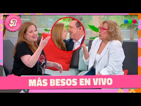 Andrea del Boca quedó eliminada pero los besos no se terminan