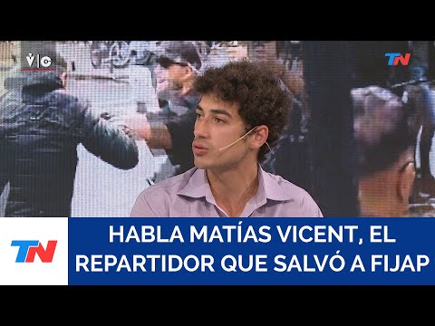 Habla Matías Vincent, el repartidor que salvó a Fijap