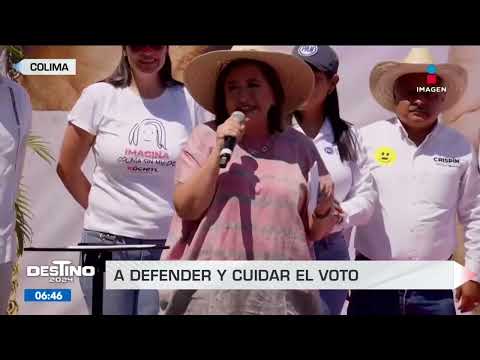 Xóchitl Gálvez llama a salir a votar y a defender las casillas | Noticias con Francisco Zea