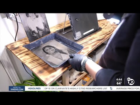 Local artist uses tintype photography