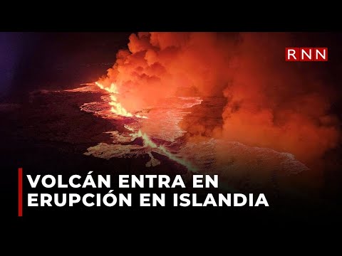 Un volcán entra en erupción en Islandia y pone en riesgo a un pueblo pesquero