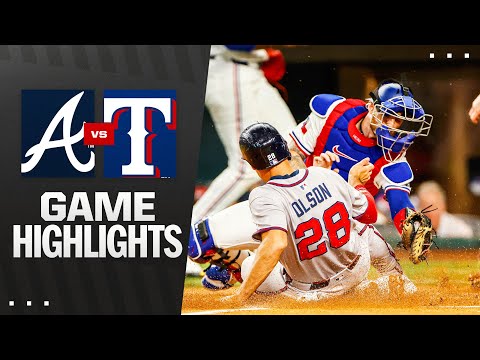 Braves vs. Rangers Game Highlights (7/26/25) | MLB Highlights
