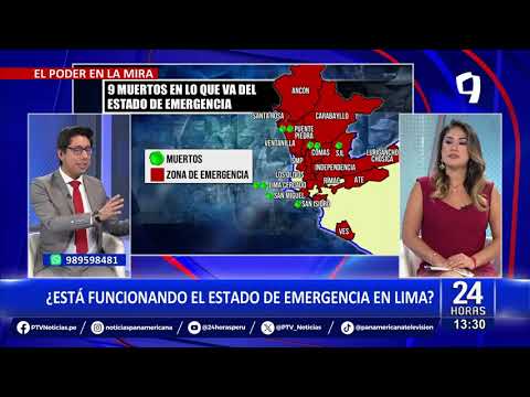 24Horas VIVO | ¿Está funcionando el estado de emergencia en Lima?