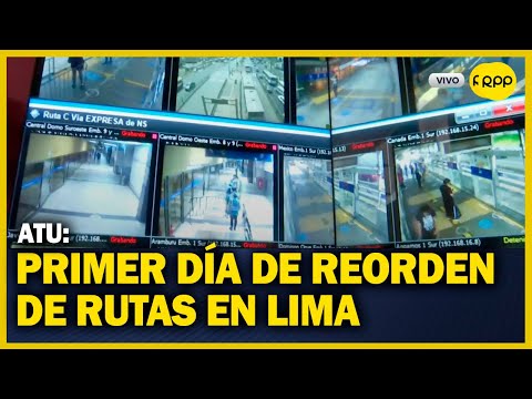 Balance del primer día del reordenamiento de rutas de Lima