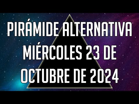 Pirámide Alternativa para el Miércoles 23 de Octubre de 2024 - Lotería de Panamá