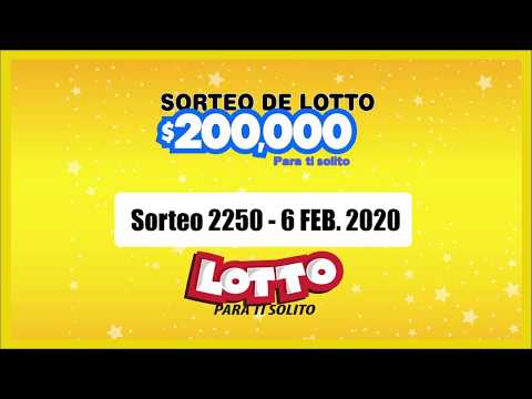 Sorteo Lotto 2250 6-FEB-2020