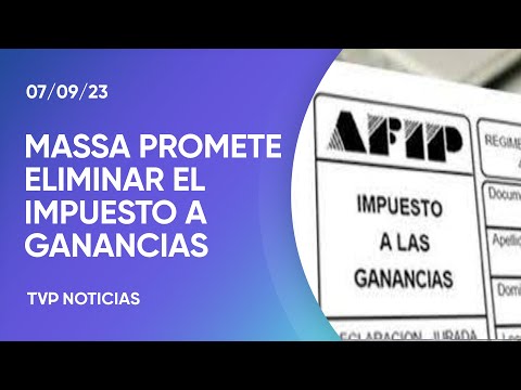 Massa prometió eliminar el Impuesto a las Ganancias:  entrevista con Sergio Palazzo