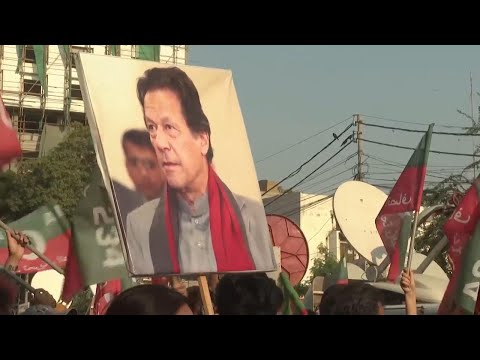 Protest against alleged rigging of Pakistan elections