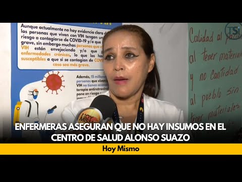 Enfermeras aseguran que no hay insumos en el centro de salud Alonso Suazo