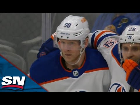 Corey Perry Scores First Oilers Goal After Waiting Out Blues Jordan Binnington