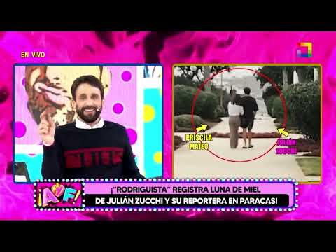 Amor y Fuego - JUN 24-“RODRIGUISTA” REGISTRA LUNA DE MIEL DE JULIÁN ZUCCHI Y SU REPORTERA EN PARACAS