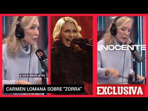 ?CARMEN LOMANA OPINA SOBRE LA CANCION QUE REPRESENTA A ESPAÑA EN EUROVISIÓN