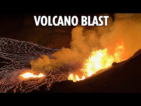 LIVE: Lava sent spewing into the air as Kilauea volcano erupts on Hawaii’s Big Island