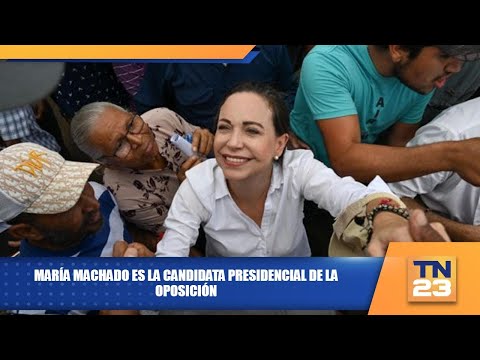 María Machado es la candidata presidencial de la oposición