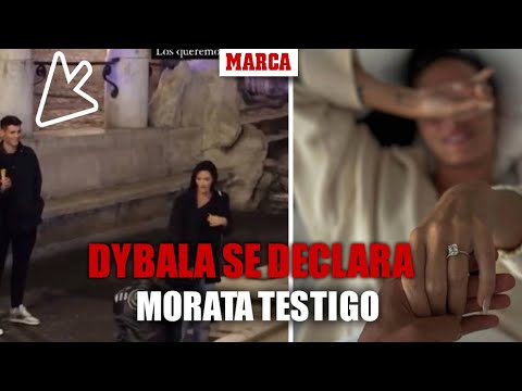 La bonita pedida de matrimonio de Dybala a su novia, Oriana Sabatini. I MARCA