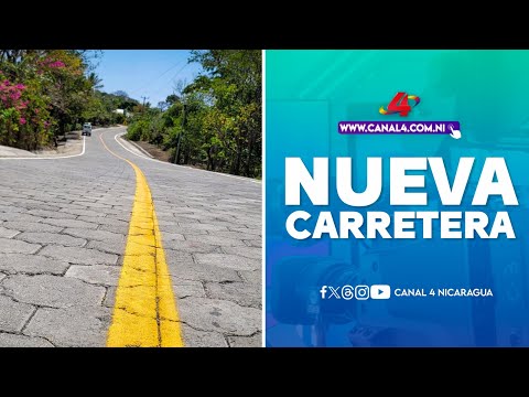 Gobierno Sandinista inaugura carretera Santa Cruz -Mérida en la Isla de Ometepe, Rivas