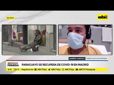 Paraguayo se recupera de COVID19 en España