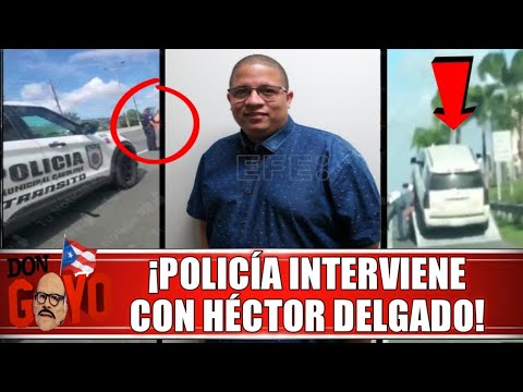 Policía deja sin carro en plena calle al pastor HÉCTOR DELGADO