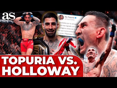 ILIA TOPURIA y MAX HOLLOWAY apelan a la BIBLIA para retarse en el OCTÓGONO de la UFC