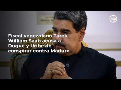 Fiscal venezolano Tarek William Saab acusa a Duque y Uribe de conspirar contra Maduro