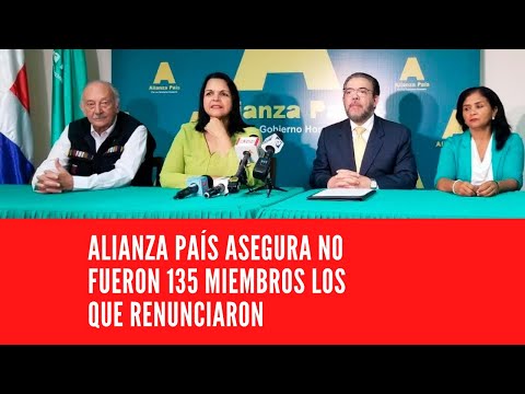 ALIANZA PAÍS ASEGURA NO FUERON 135 MIEMBROS LOS QUE RENUNCIARON