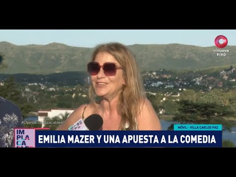 Emilia Mazer analizó el éxito de la obra de la que es parte