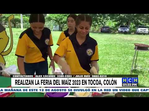 Realizan la feria del maíz 2023 en Tocoa, Colón