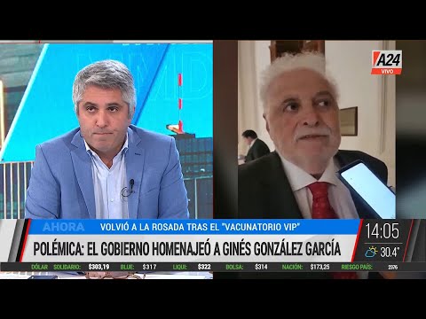 Polémica: el Gobierno homenajeó a Ginés González García I A24