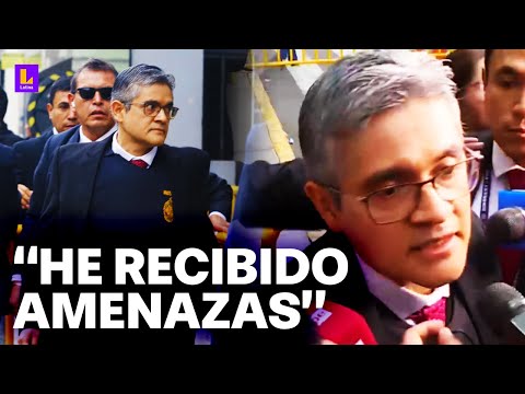 José Domingo Pérez sobre su llegada con chaleco antibalas al juicio: Si he recibido amenazas