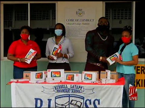Digicel Donates Devices To Russel Latapy Secondary School
