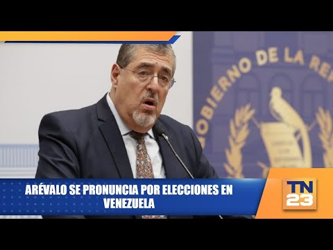 Arévalo se pronuncia por elecciones en Venezuela