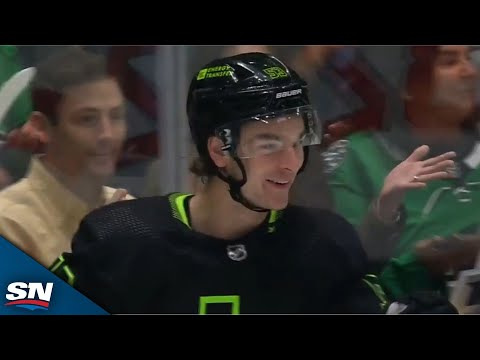 Stars Wyatt Johnston Cuts Through The Middle And Scores In Games Opening 15 Seconds