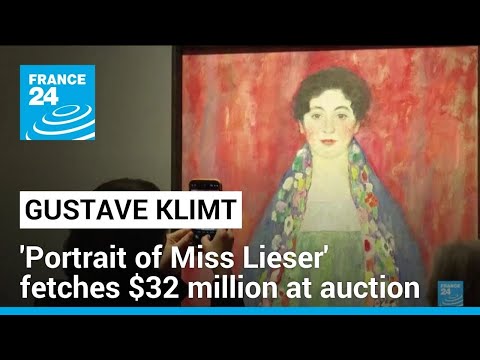 Klimt's 'Portrait of Miss Lieser' fetches $32 million at auction • FRANCE 24 English