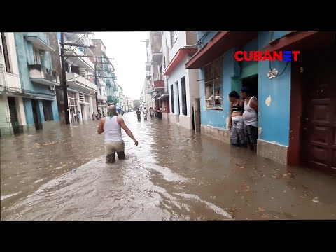 Se nos echó a perder todo: Inundaciones en Centro Habana, CUBA, tras el paso de una tormenta local