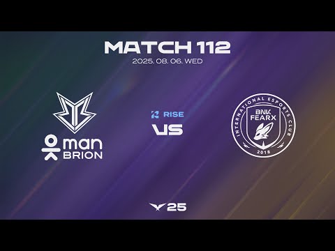 BRO vs BFX | 매치 112 하이라이트 | 08.06 | 2025 LCK