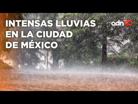 La Ciudad de México se verá afectada por las intensas lluvias