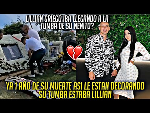 LILLIAN GRIEGO LLEGANDO HOY ala TUMBA de CARLOS PARRA TRAS CUMPLIR 1 AÑO de su MUERTE DEP