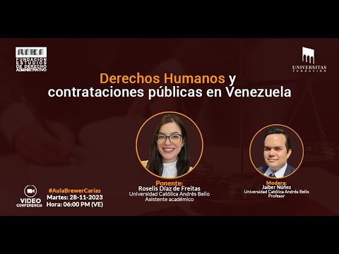 Los derechos humanos y las contrataciones públicas en Venezuela.