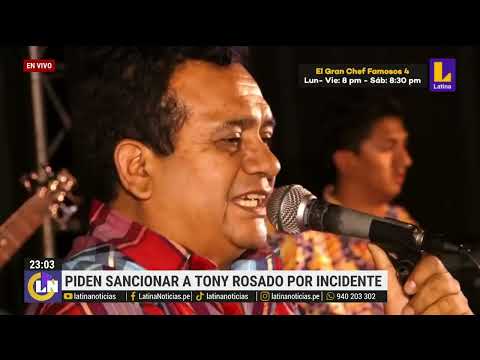 Tony Rosado: piden sanción a cantante por violentar a mujer durante concierto