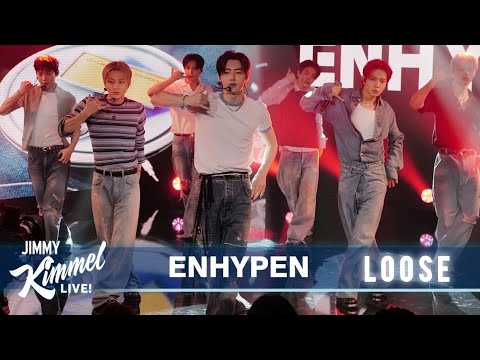 ENHYPEN 'Loose' on JIMMY KIMMEL LIVE #enhypen #loose