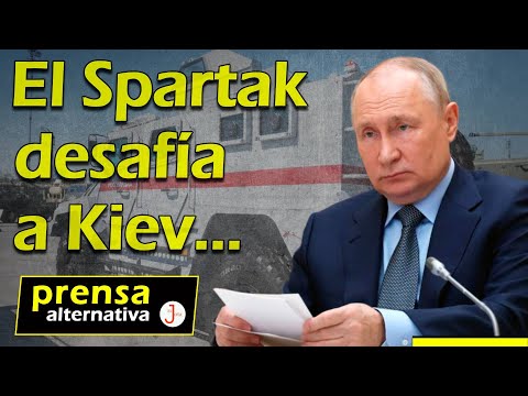 El vehículo blindado Spartak ya merodea por el área de la operación especial en...