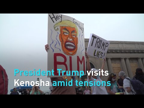 President Trump visits Kenosha amid tensions