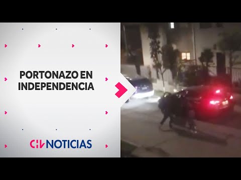 Mujer sufrió portonazo en Independencia: Le apuntaron en la cabeza - CHV Noticias