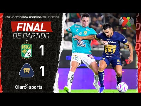 Resumen final | Leo?n 1-1 Pumas | Liga MX Apertura 2023 | Jornada 15