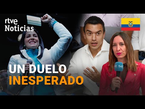 ECUADOR: La correísta GONZÁLEZ y el empresario NOBOA se disputarán la PRESIDENCIA | RTVE Noticias