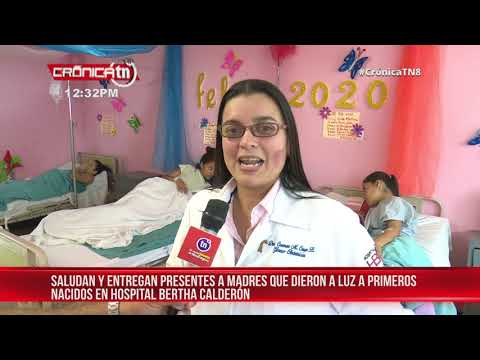 Saludan nacimientos de primeros niños 2020 en Hospital Bertha Calderón – Nicaragua