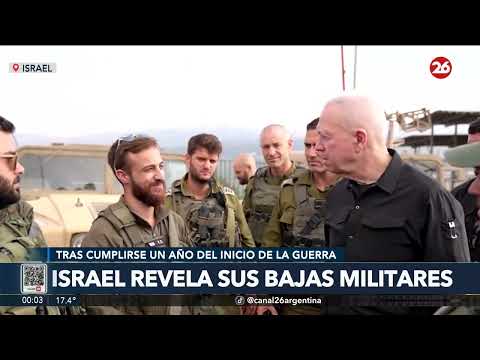 MEDIO ORIENTE | Israel revela sus bajas militares