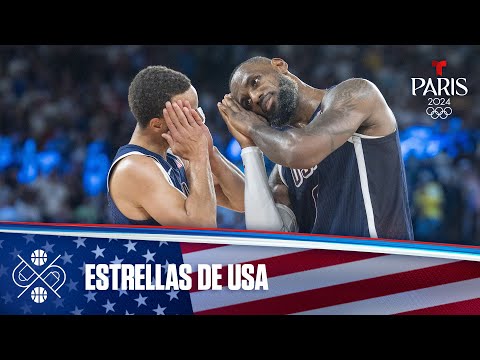 Estas fueron las mejores jugadas de lujo de LeBron James, Stephen Curry y el Team USA en París 2024