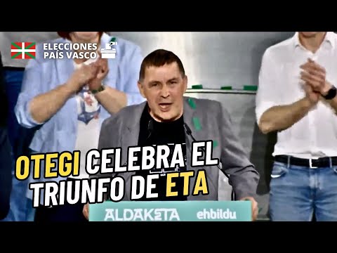 Otegi celebra el triunfo de ETA en País Vasco entre gritos de «Independencia, independencia»